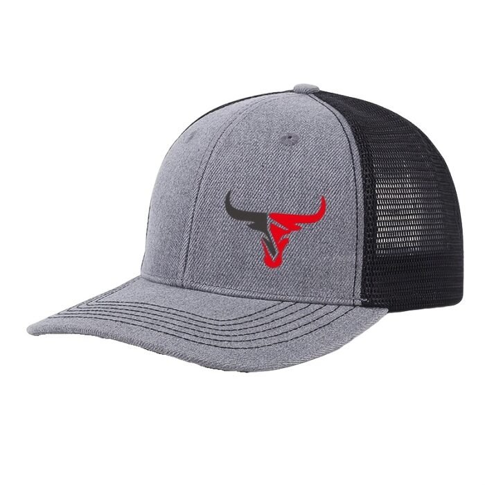Gorra de Béisbol Ajustable y Transpirable con Estampado de Cabeza de Toro - Imagen 9