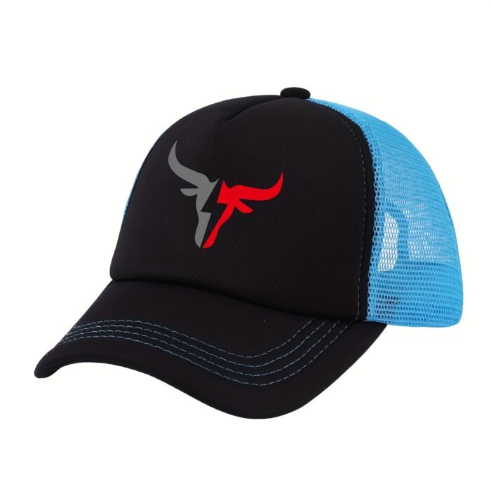 Gorra de Béisbol Ajustable Unisex Estampado de Cabeza de Toro - Imagen 9