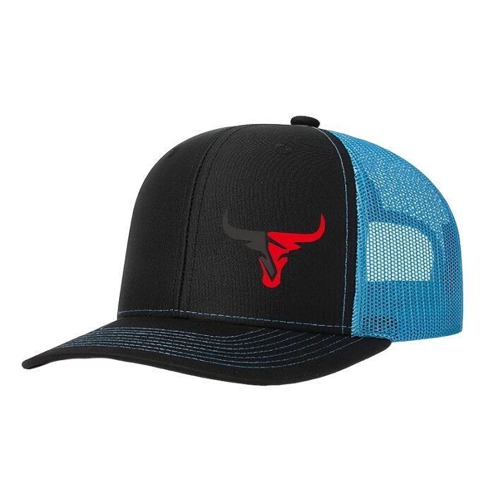 Gorra de Béisbol Ajustable y Transpirable con Estampado de Cabeza de Toro - Imagen 6