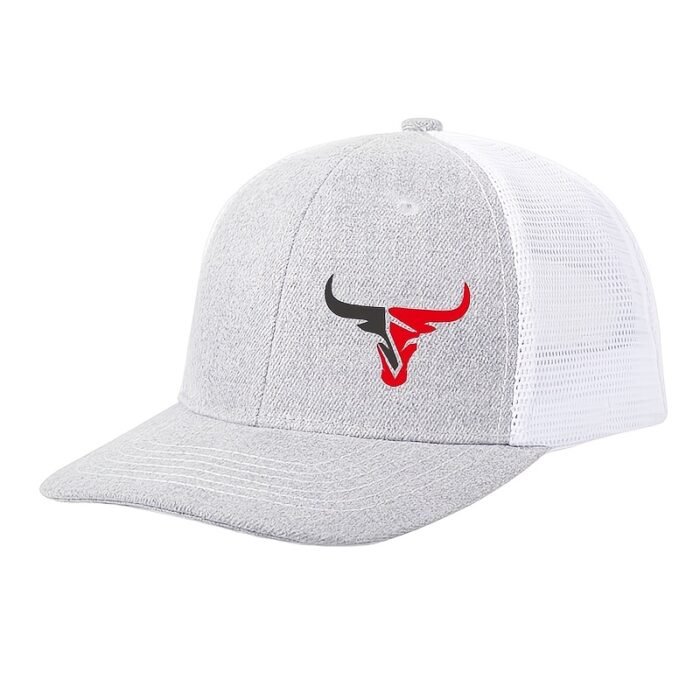Gorra de Béisbol Ajustable y Transpirable con Estampado de Cabeza de Toro - Imagen 5
