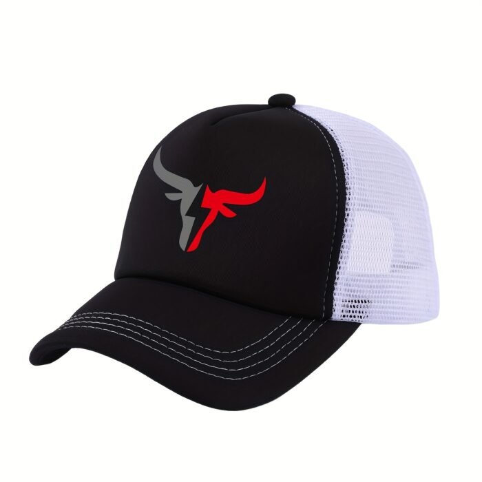 Gorra de Béisbol Ajustable Unisex Estampado de Cabeza de Toro - Imagen 6
