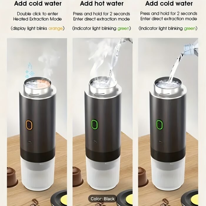 Cafetera Portátil Compacta 3-en-1 - Imagen 8